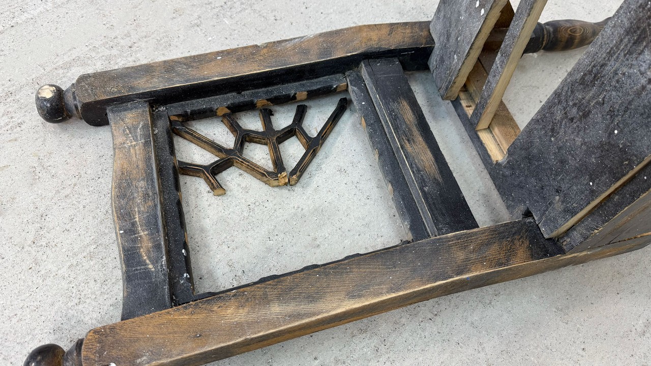 Old Chair Restoration with AMAZING Results - FURNITURE RESTORATION