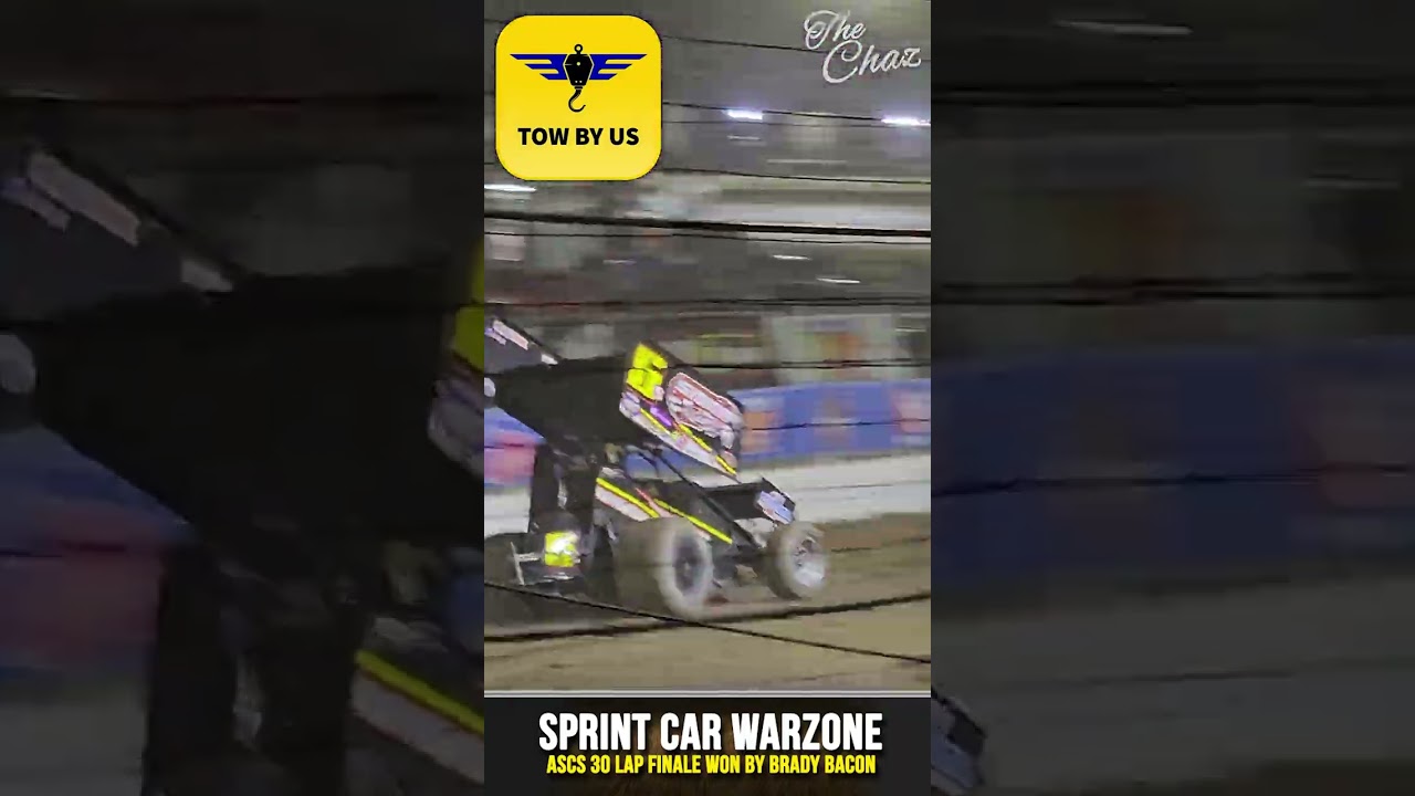 SPRINT CAR WARZONE!! ASCS Finale UP-CLOSE ACTION!! Fierce battle for the lead between 6 cars!!