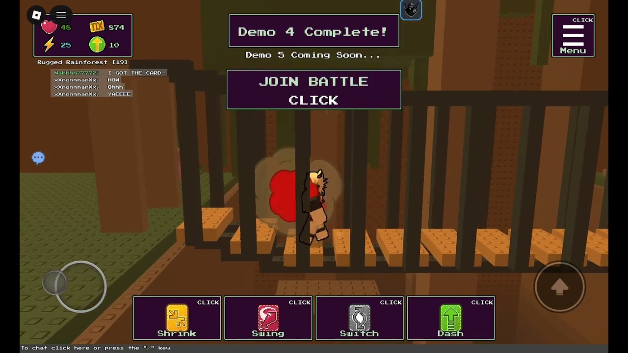 Oreo plays with XxnonxX in block tales to test card (With voice)