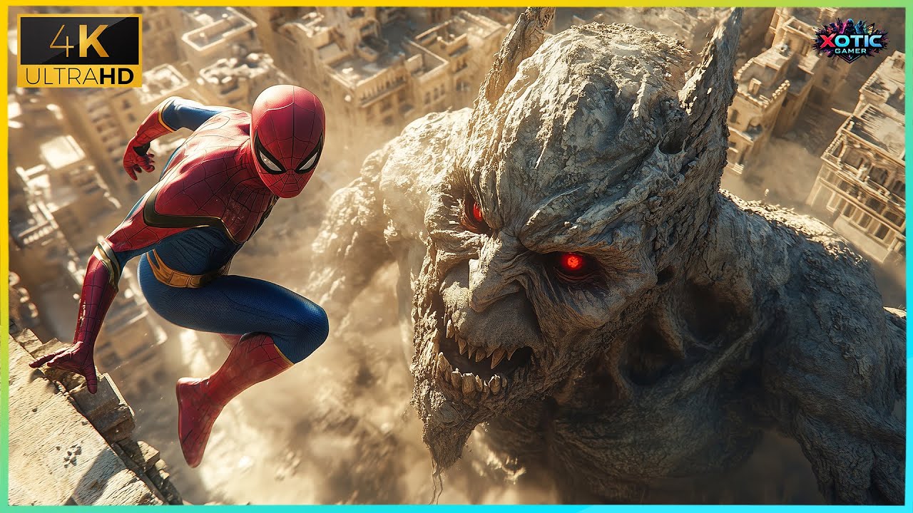 Spider-Man 2 Sandman Boss Fight Is On Another Level! (4K60FPS)