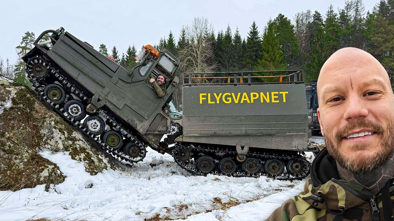 PROVKÖR BANDVAGN 202! *KÖR ÖVER BIL*