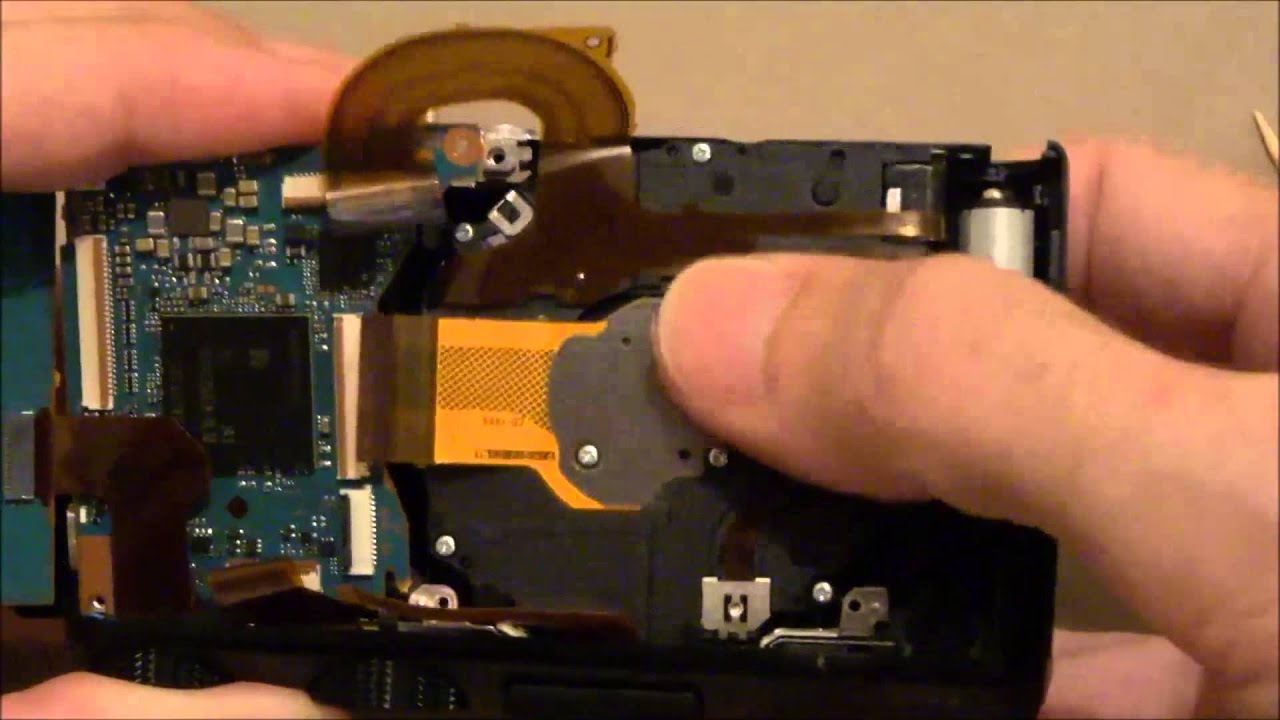 Ремонт и замена объектива Sony DSC-HX50V HX60V HX50