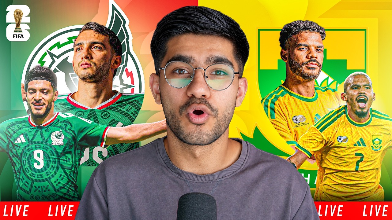 Mexico vs South Africa | World Cup 2026 INAUGRAL WATCHALONG LIVESTREAM