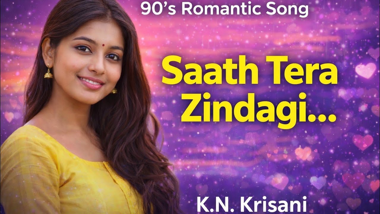 Saath Tera… Zindagi ❤️ | 90’s Romantic Love Song | K.N. Krisani