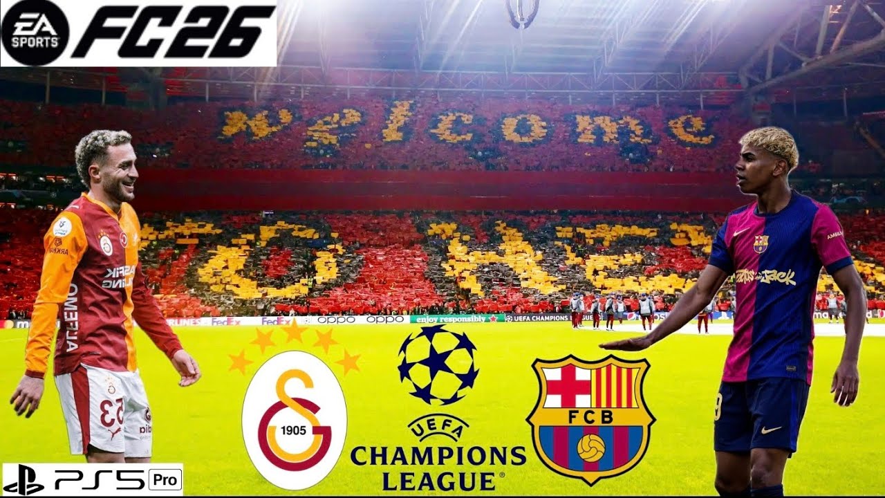 FC 26 - Galatasaray vs. Barcelona - UEFA Şampiyonlar Ligi Yarı Final | TÜRKÇE SPİKER | PS5 Pro