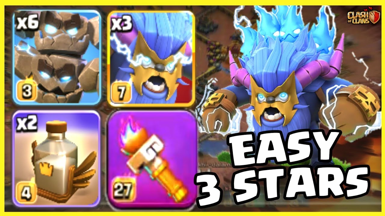 Heroich Torch after Update 🔥 Super Yeti Meteor Golem + Totem + Heroic Torch 🔥 TH18 Attack Strategy