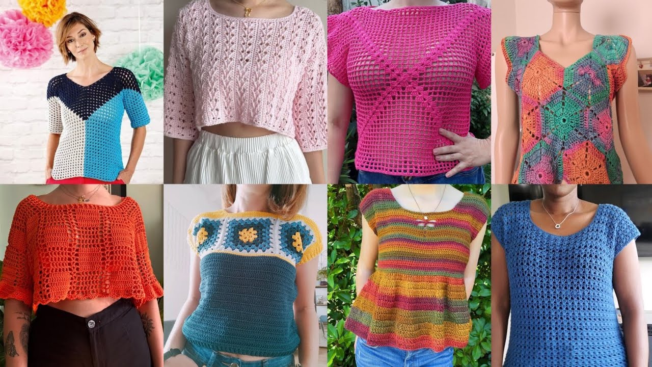 Crochet Top Blouse Latest & Trendy New Design ldeas 2026||Amazing Top Blouse For Beginners 
