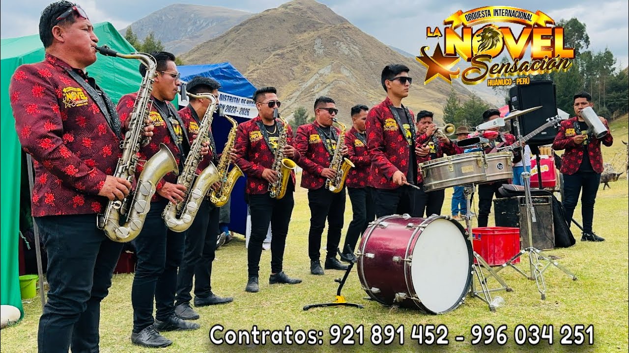 Temas: “Pásame la botella” - “Amor por Internet” 😍 Orq. La Novel Sensación (Capela)