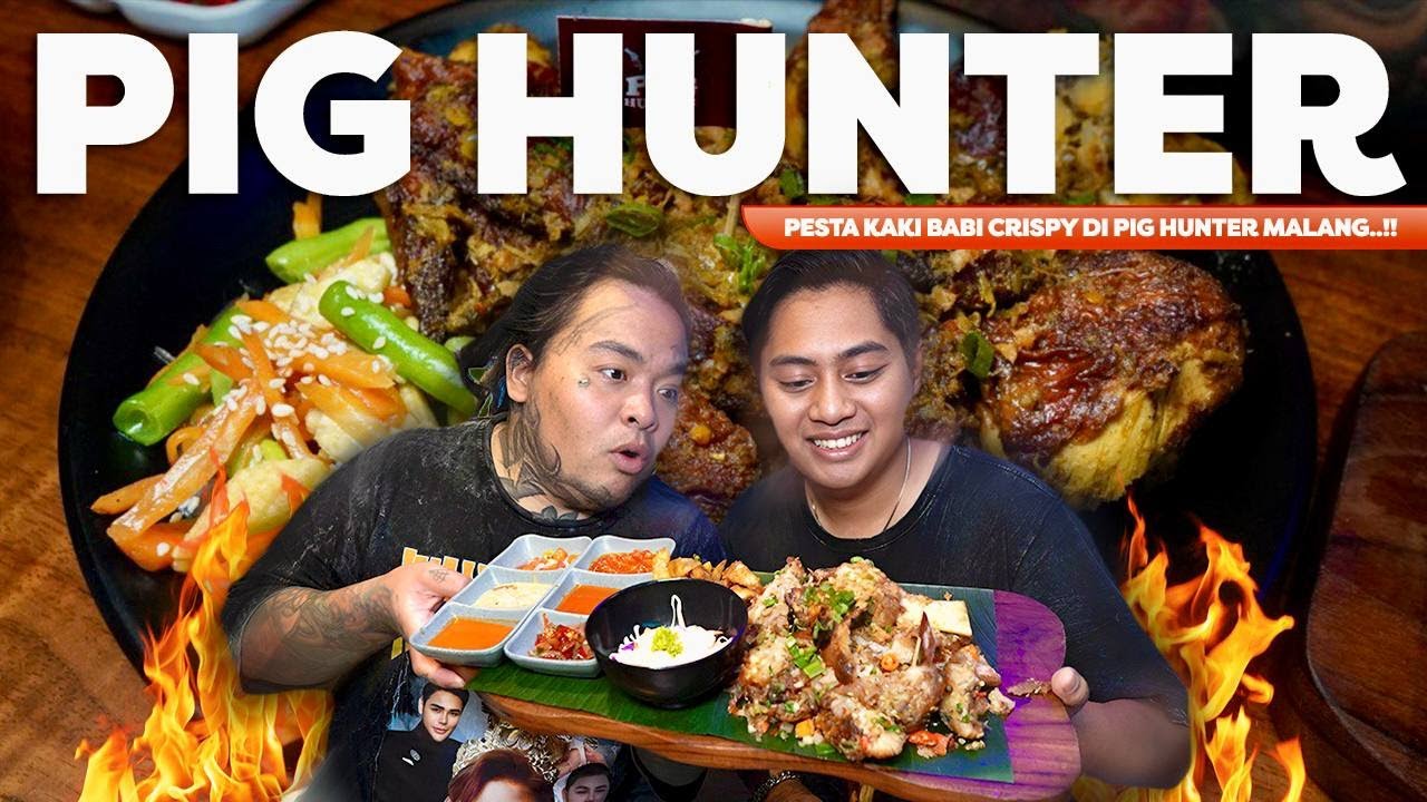 PESTA KAKI BABI CRISPY DI PIG HUNTER MALANG..!!!