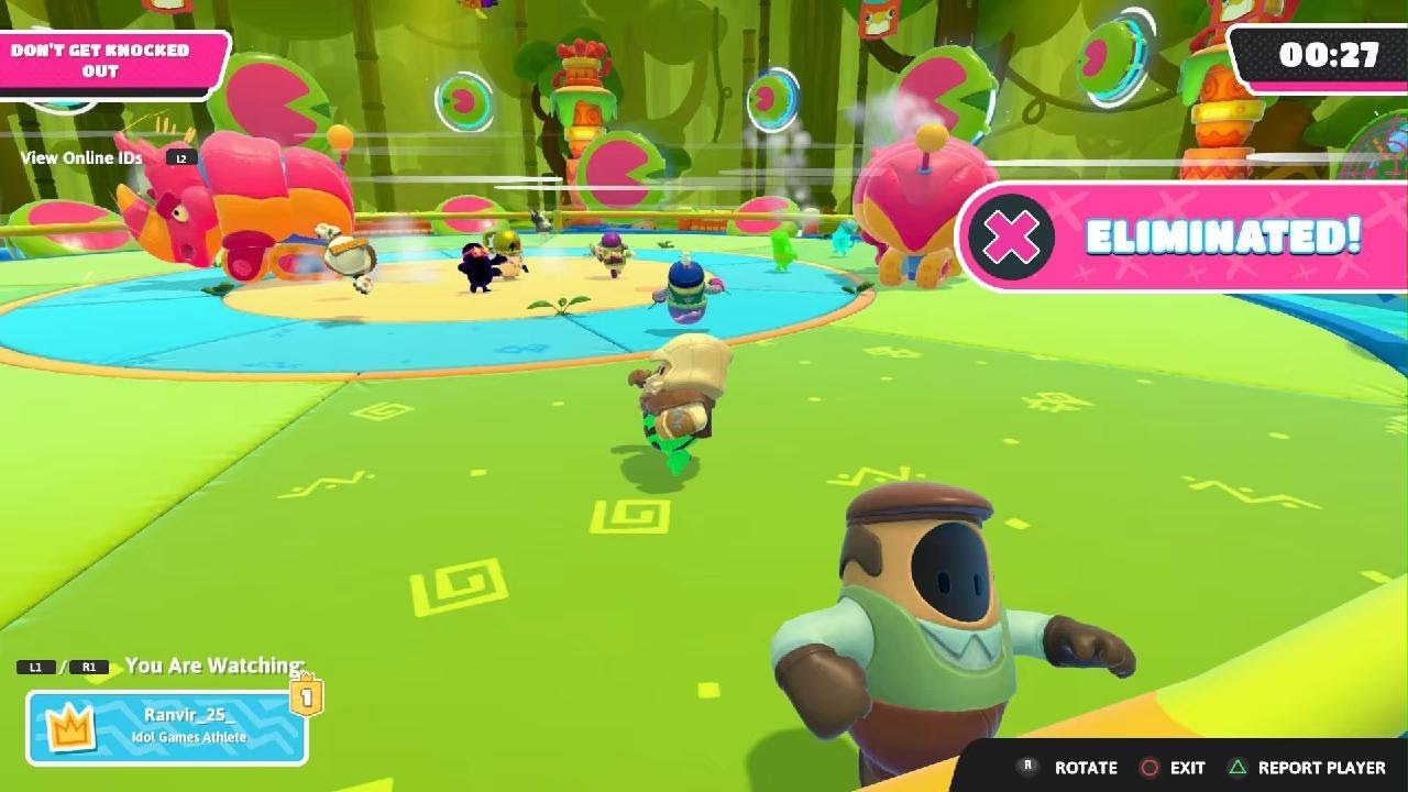 Grown man struggles on a game made for toddlers