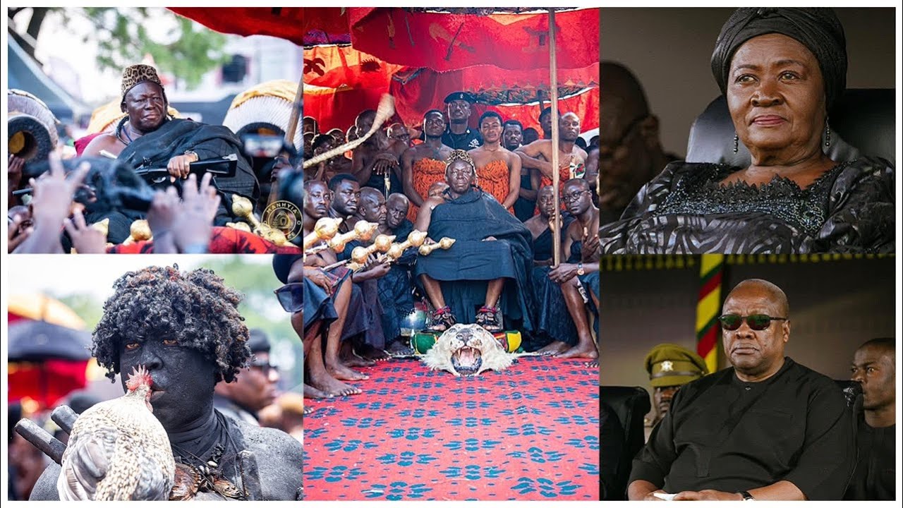 LIVE: Otumfuo, H.E John Mahama, Jane Naana Sad 😢 At Final Burial Of Asatehemaa NANA KONADU YIADOM ll