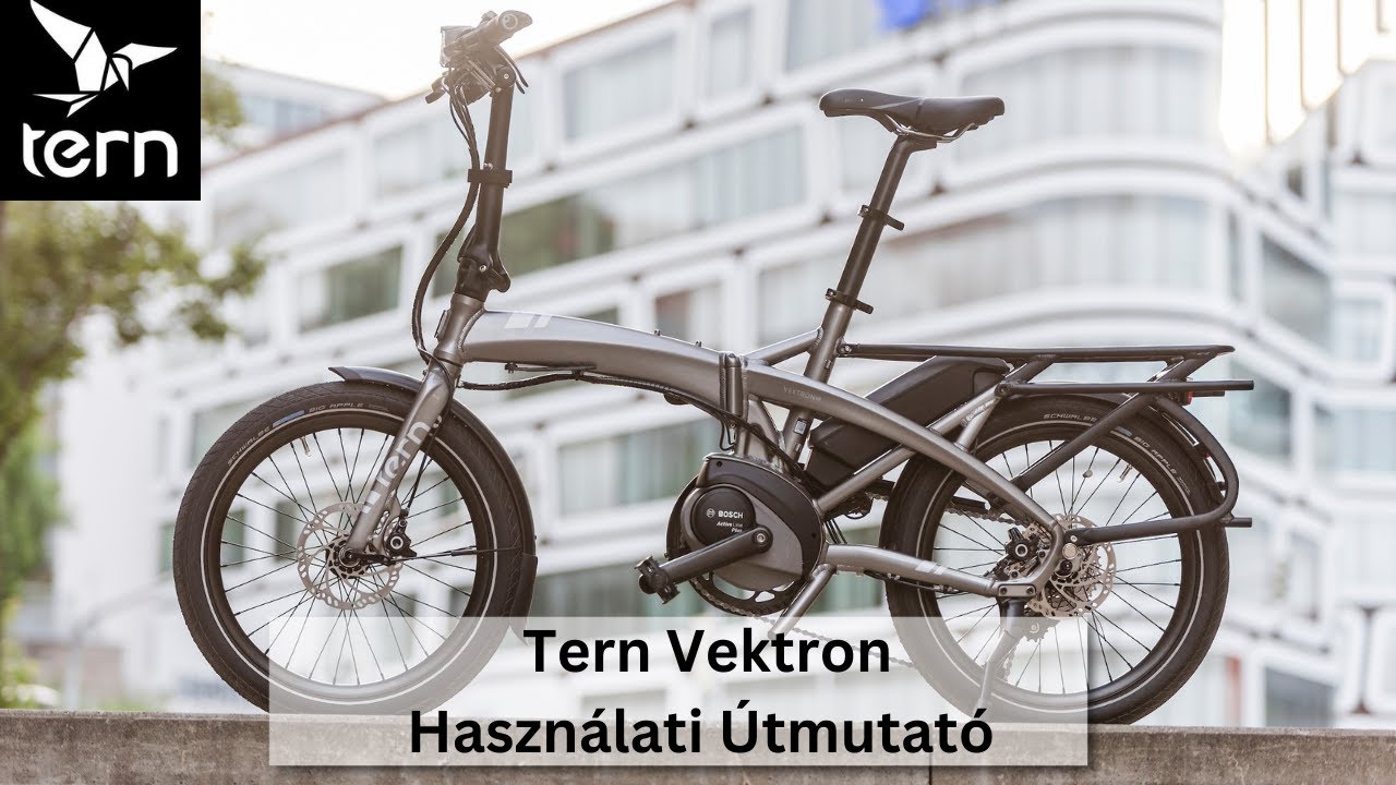 Tern Vektron Összecsukható Elektromos Kerékpár ⎮ Használati Útmutató