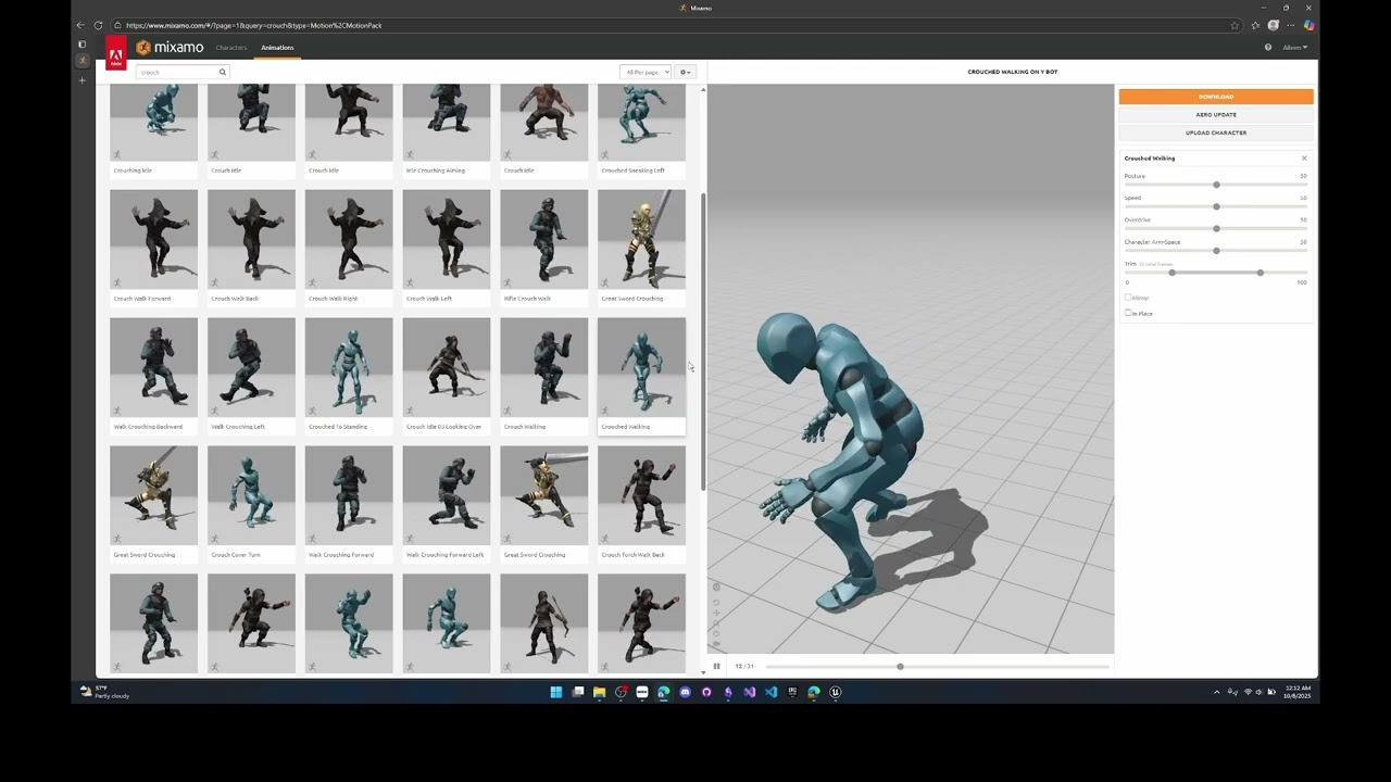 Game Design I: Week 8.1 - Mixamo Animations in UE 5.6