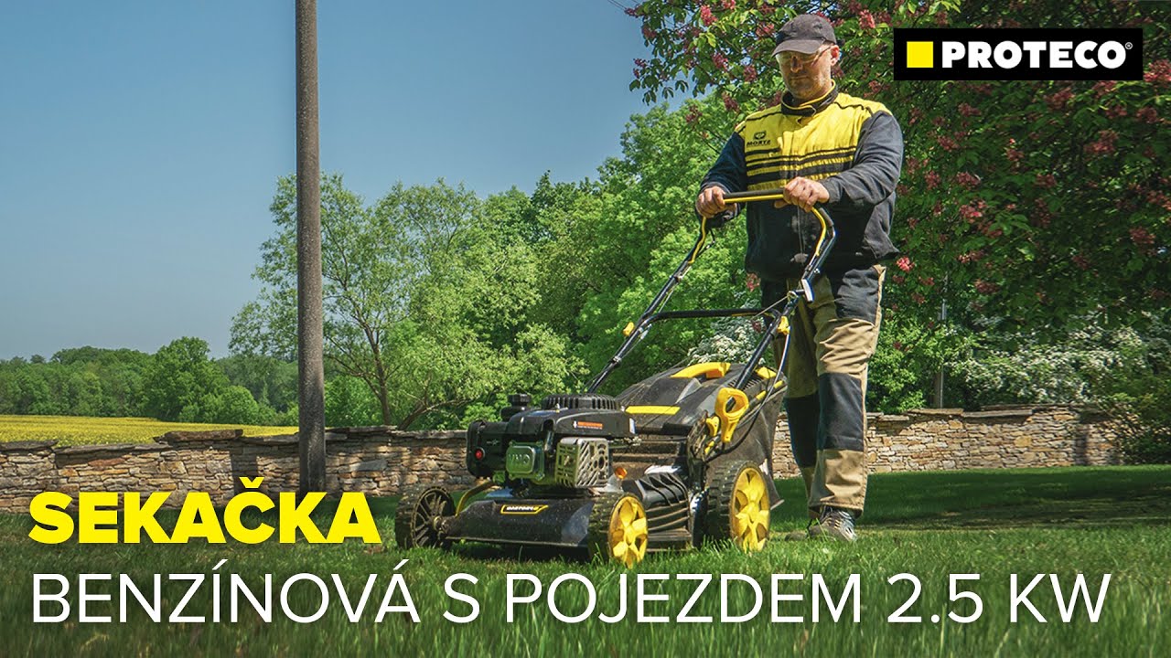 Sekačka na trávu benzínová s pojezdem 2,5 kW | PROTECO nářadí s.r.o.