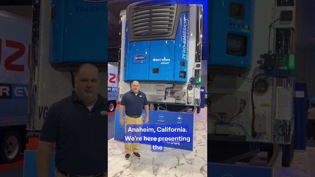 Carrier Transicold's all-new engineless Vector 8200 at #ACTExpo