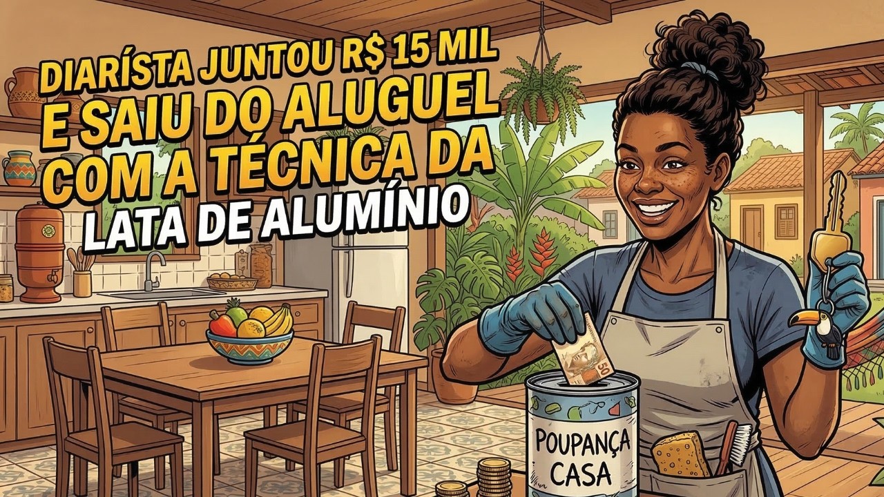 Como uma DIARISTA usou a Técnica da LATA DE ALUMÍNIO e JUNTOU 15 MIL para a CASA PRÓPRIA em 11 MESES