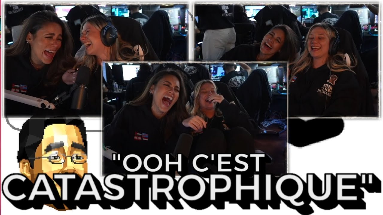 BAGHERA ET TATIANA EN FOU RIRE, ELLES TENTENT DE RAJEUNIR LEUR CERVEAU PENDANT STREAM FOR HUMANITY