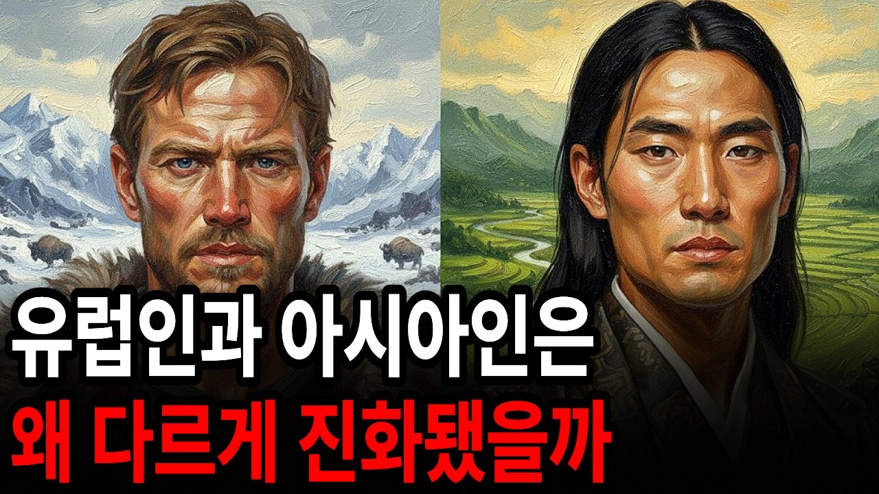 유럽인과 아시아인은 왜 이렇게까지 달라졌을까