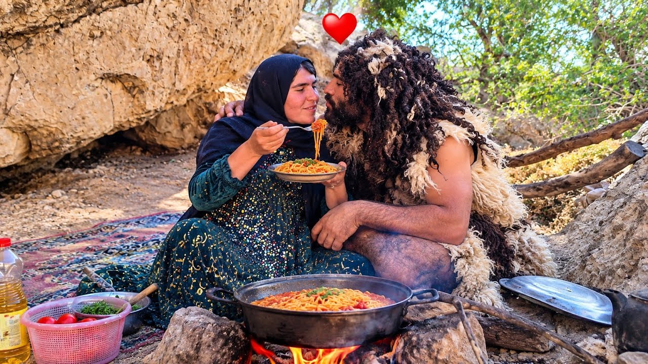 What is the secret of love hidden between a wild man and a nomadic woman in the Zagros Mountains?