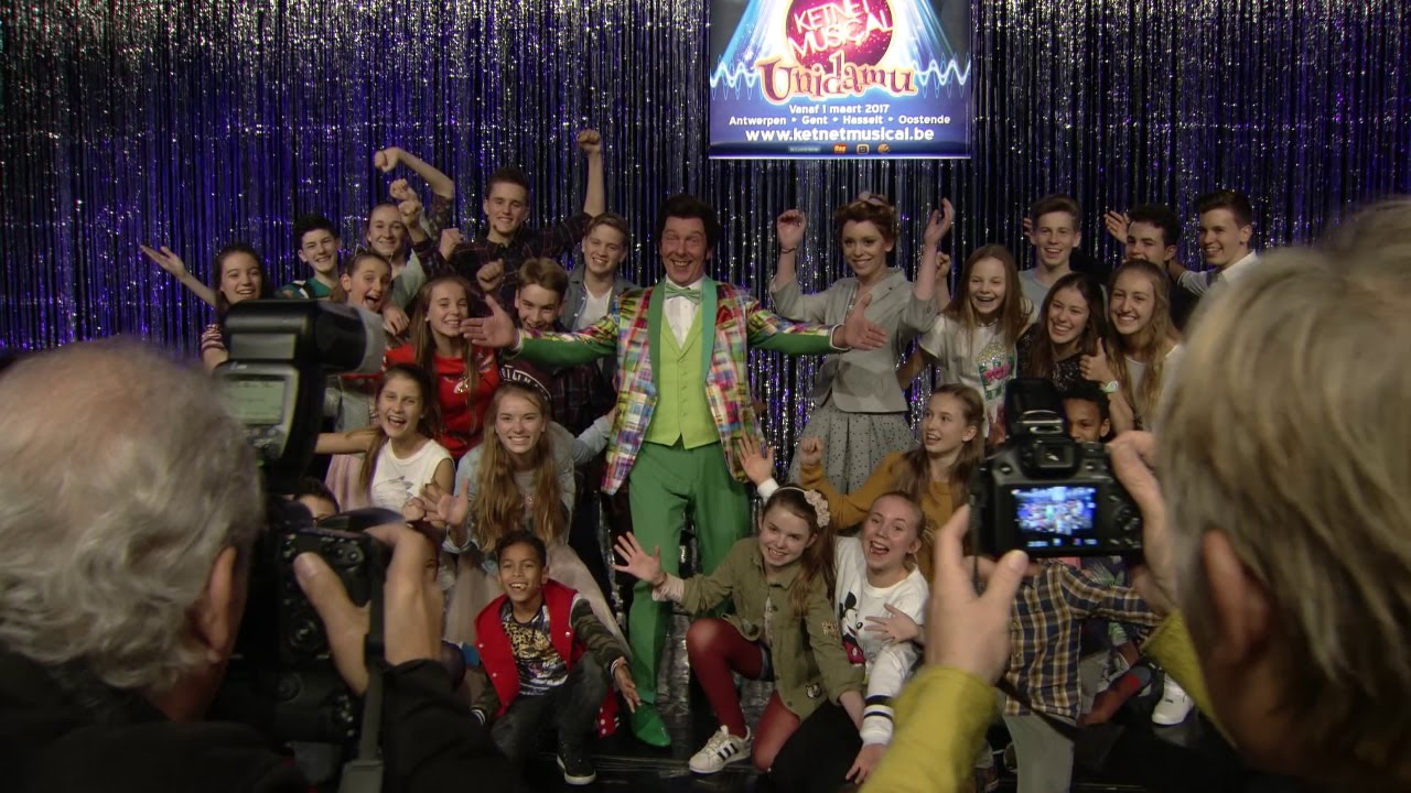 Persvoorstelling van de cast van Ketnet Musical – Unidamu