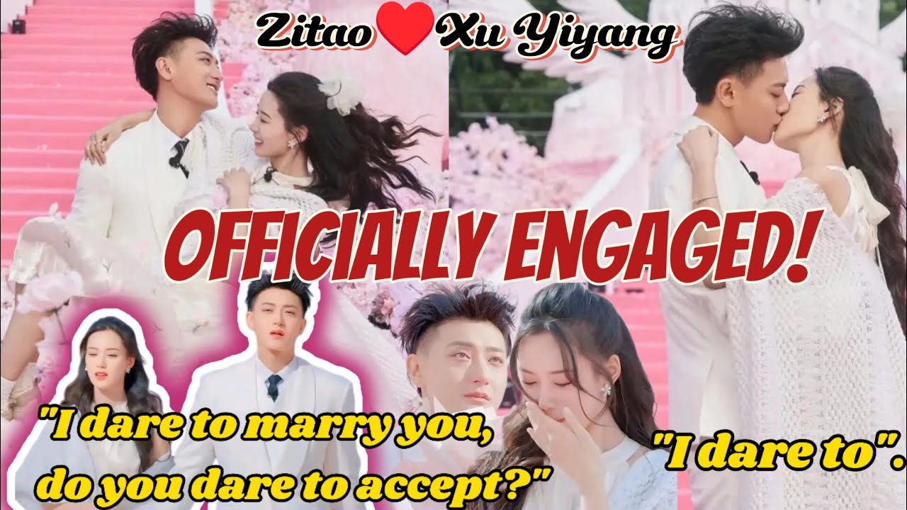 Huang Zitao is Officially off the Market!!! (Proposes to Xu Yi yang and it's a YES!)