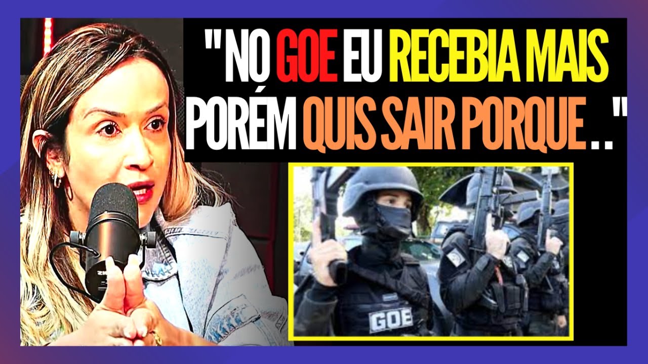 GRUPO DE OPERAÇÕES ESPECIAIS POR QUE SAI? PFEM PATRÍCIA, QUEIROZ PODCAST POR ANDREMISSIO QUEIROZ