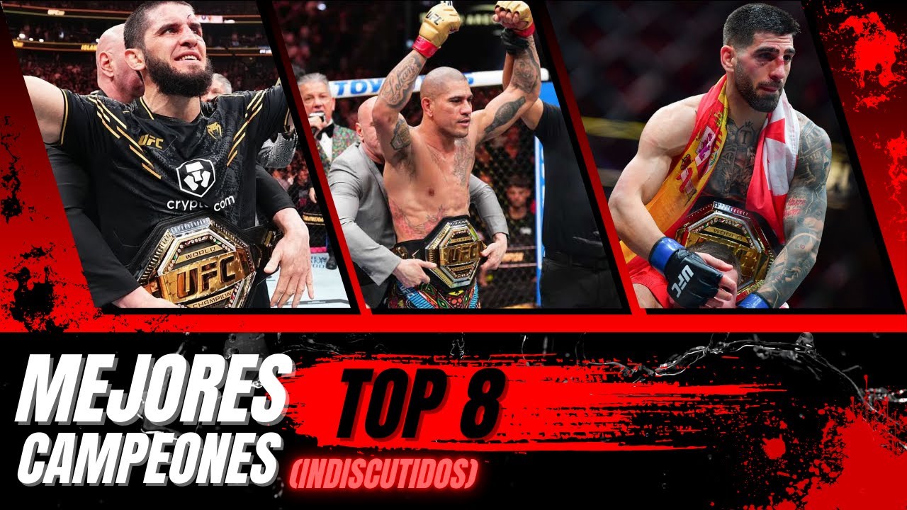 🗿🔥Los MEJORES CAMPEONES (indiscutidos) de UFC /TOP 8🔥🗿