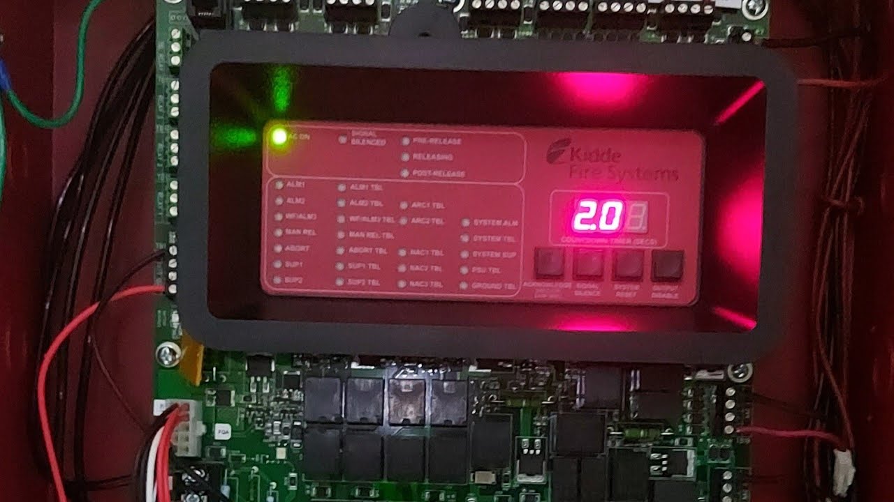 INSTALLATION AND CONFIGURATION  OF FM 200 RELEASING PANEL KIDDE AEGIS 2.0