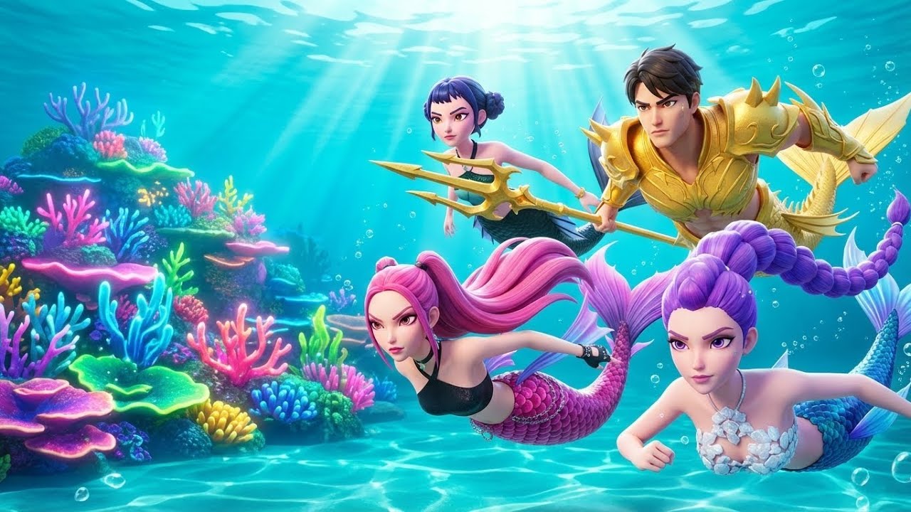 Mermaid Guardians: Save The Coral Reef | 3D Animation Movie | Ocean Adventure Story