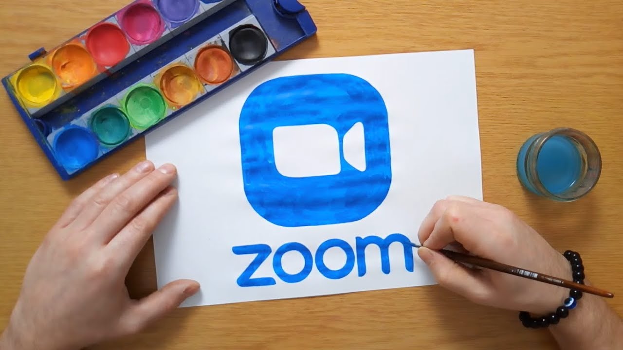 How to draw the Zoom logo - Zoom Meeting App icon