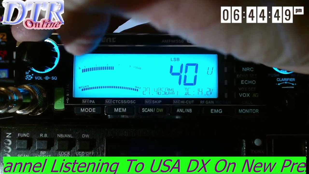 Duane CB Radio Channel On Air Test With President George 2 LSB 25th Feb 2024