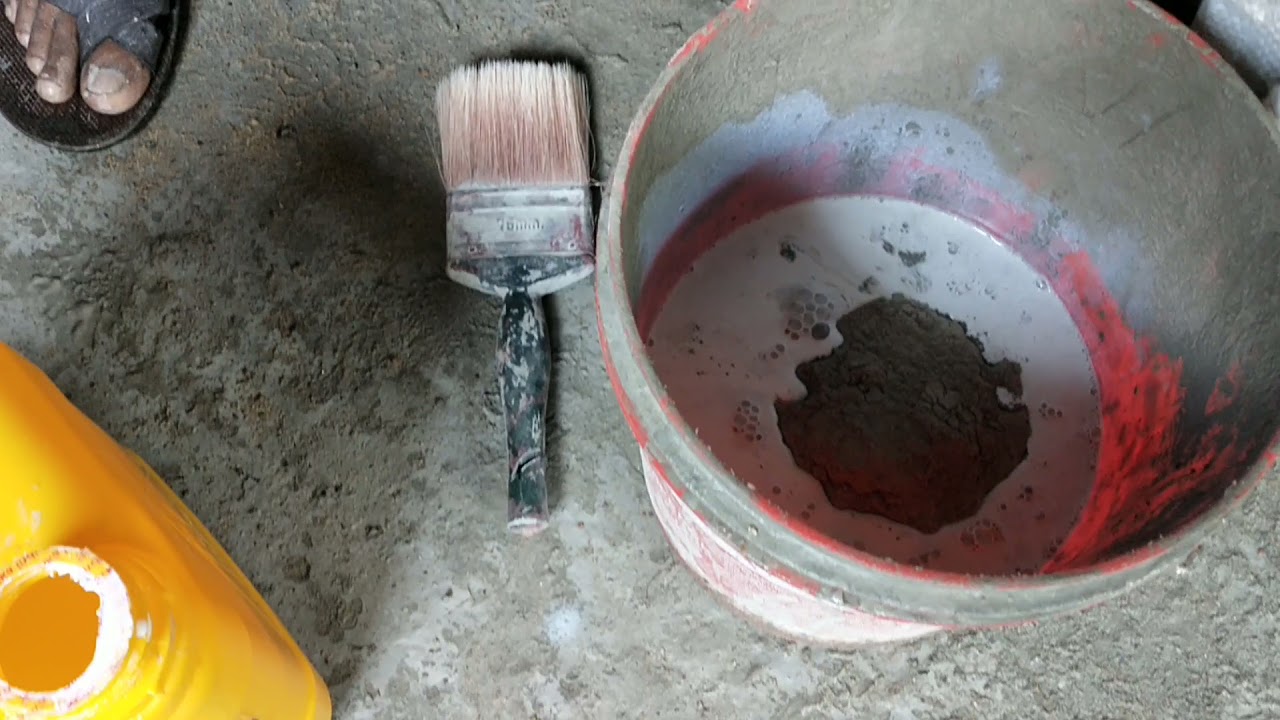 how to use sika latex power for reducing damp in brick wall