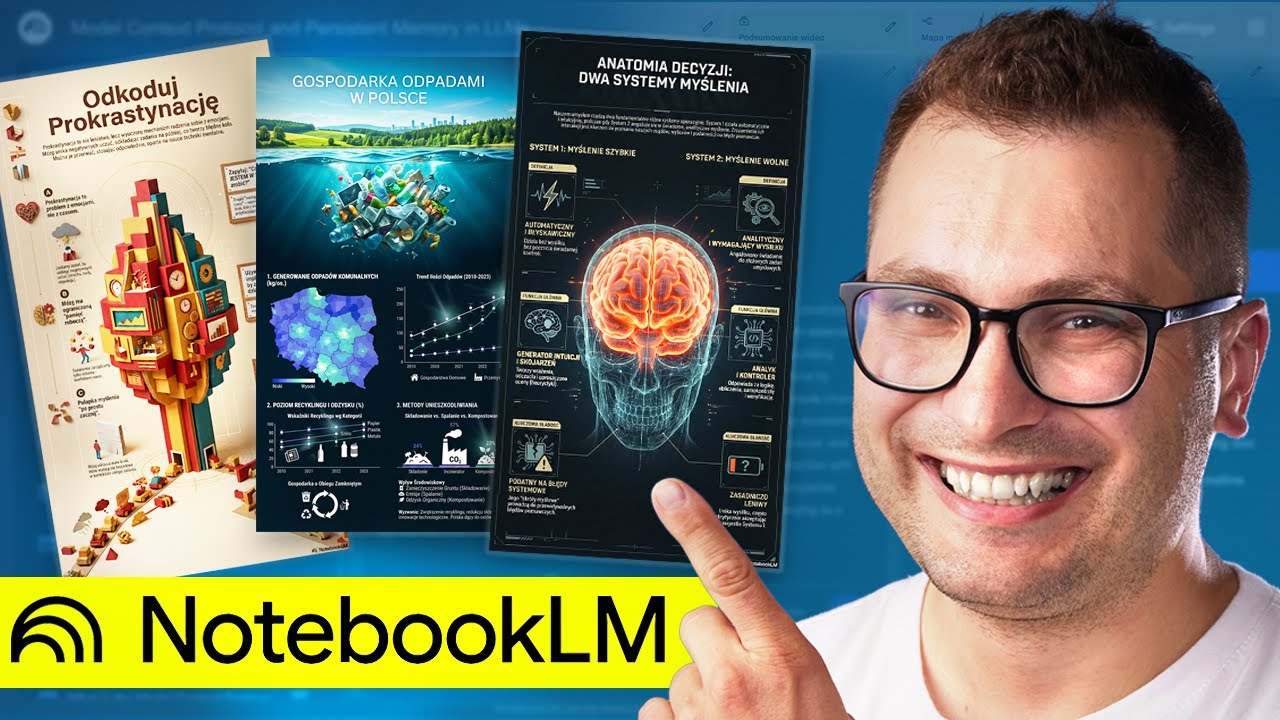 Takie INFOGRAFIKI w KILKA SEKUND.(Pokazuje Jak)-NotebookLM Poradnik