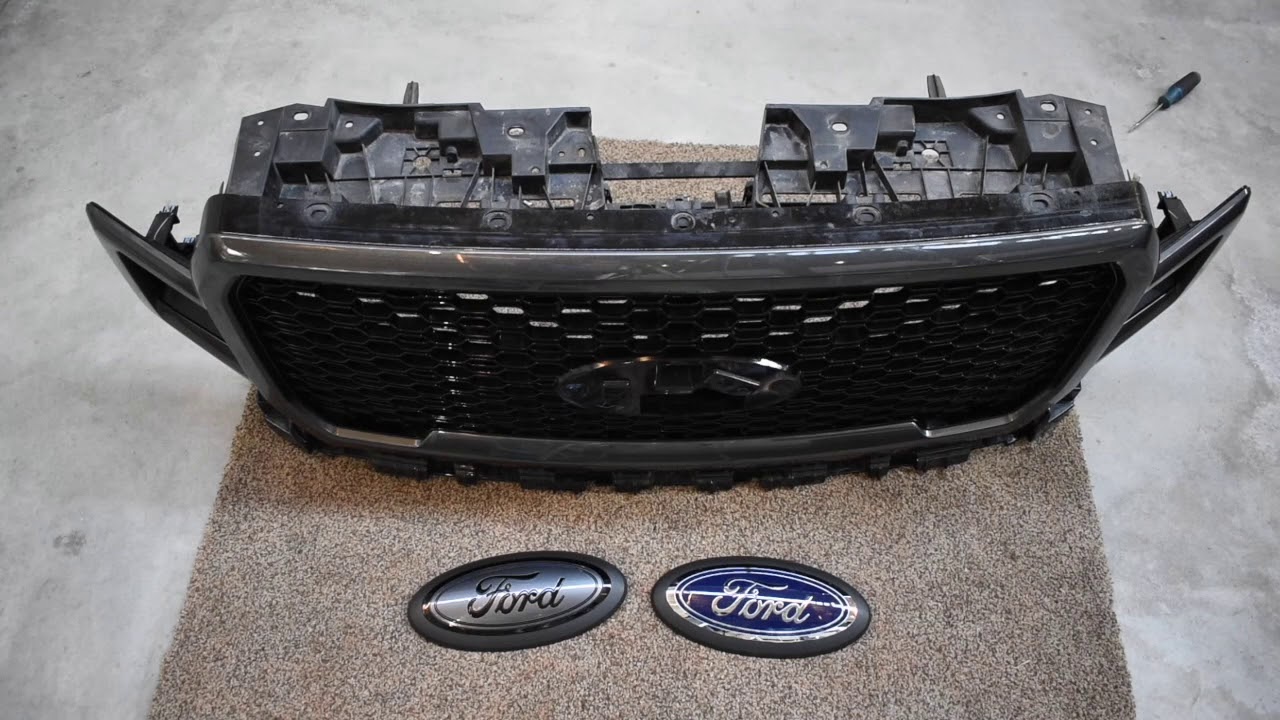 Installing New Front Emblem On 2018 F-150!!
