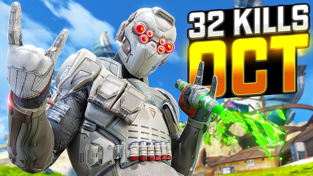 БЕЗУМНЫЕ 32 УБИЙСТВА и 7400 урона за Octane в Apex Legends