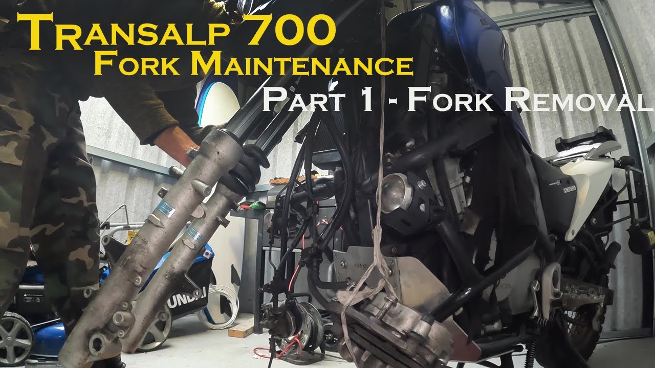 Transalp 700 - Fork Removal