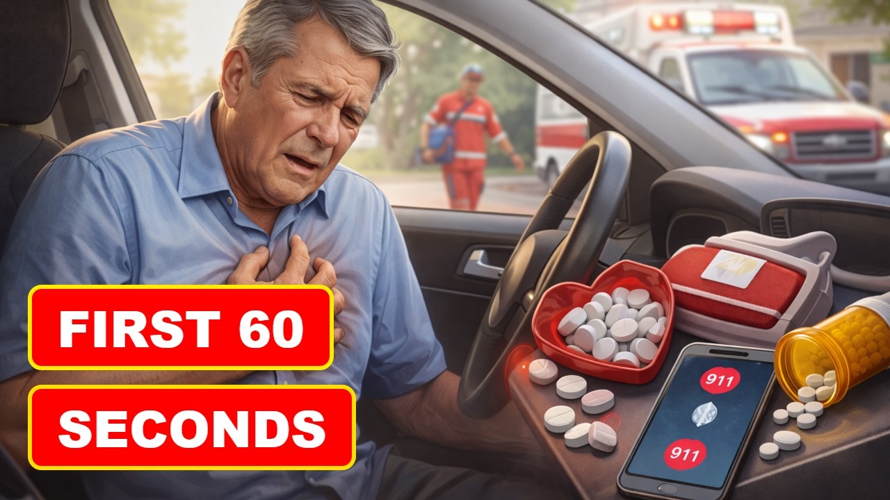🤯 What To Do In The First 60 Seconds Of A Heart Attack!