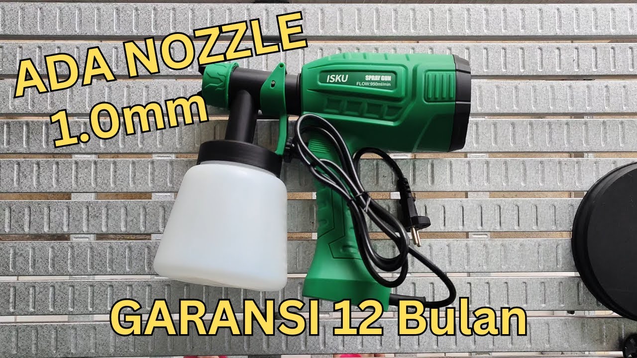 Spray gun elektrik tanpa kompresor - SPRAY GUN ISKU