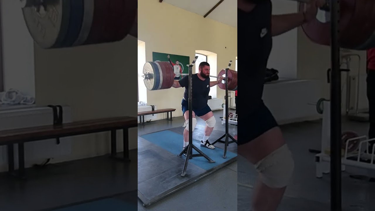 335 KG SQUAT LASHA TALAKHADZE - Olympic Weightlifting Training