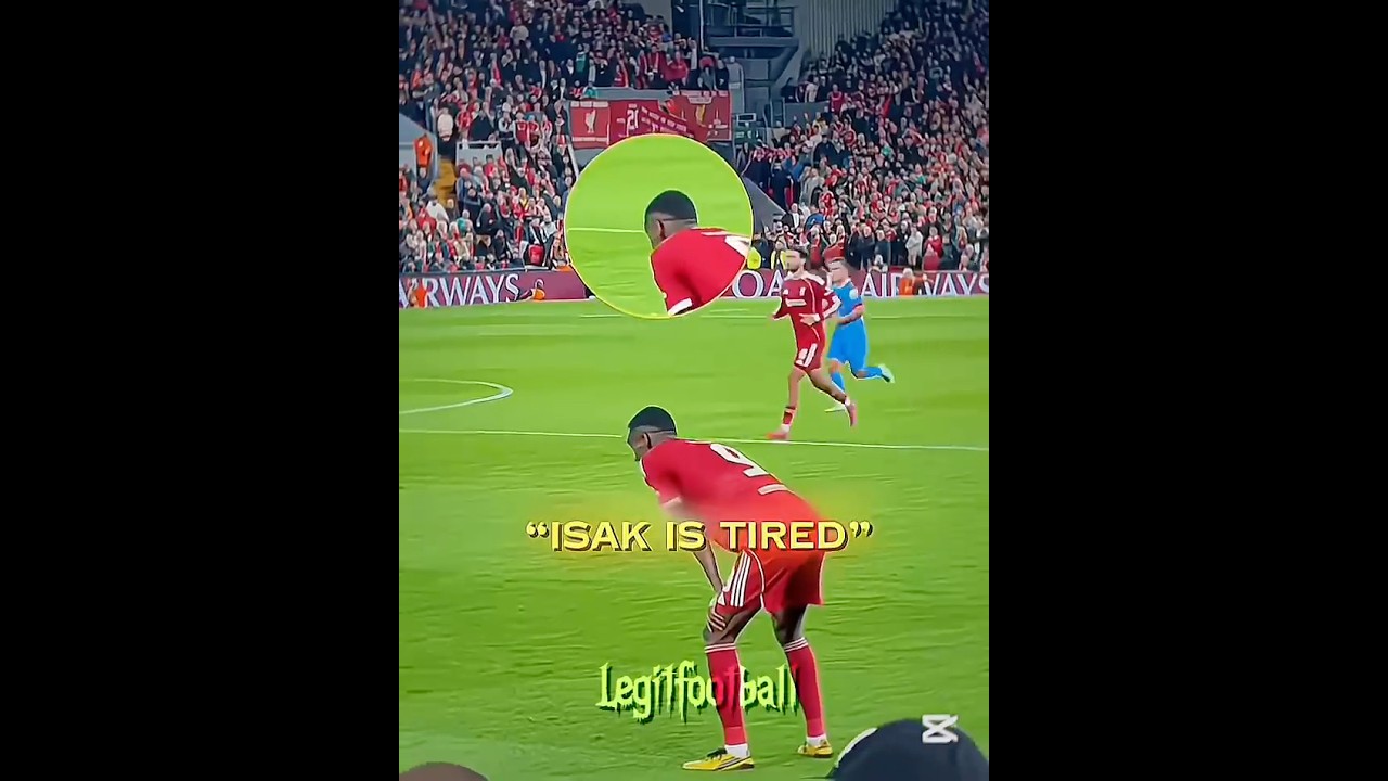 Liverpool coach had Isak running mid-game 😭💀