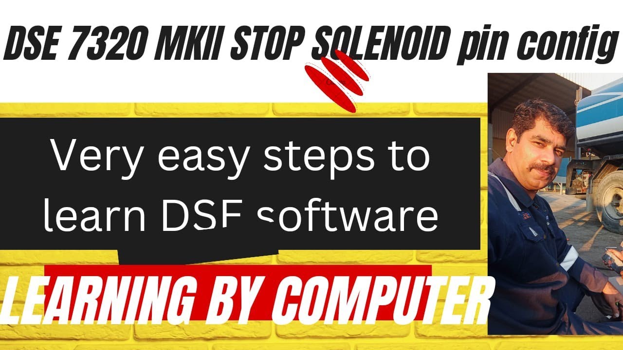 DSE 7320 MKII | TO CONTROL STOP SOLENOID PIN CONFIGURATION | deepsea | gensat | @bossminhass