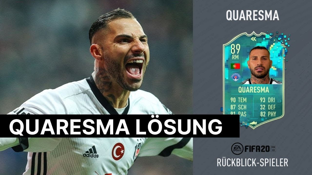 Flashback: Ricardo Quaresma 89 💫 G&uuml;nstige SBC L&ouml;sung ohne Loyalit&auml;t | FIFA 20 Ultimate Team
