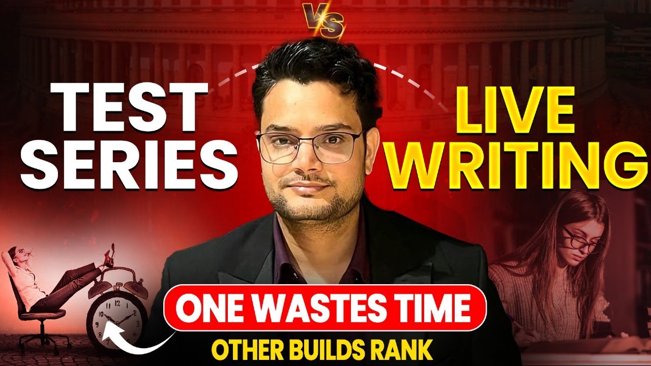 Test Series vs Live Writing: One Wastes Time, Other Builds Rank #upscmentorship #upsc2025 #mains2025