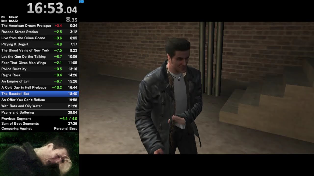 Max Payne speedrun in 38:50