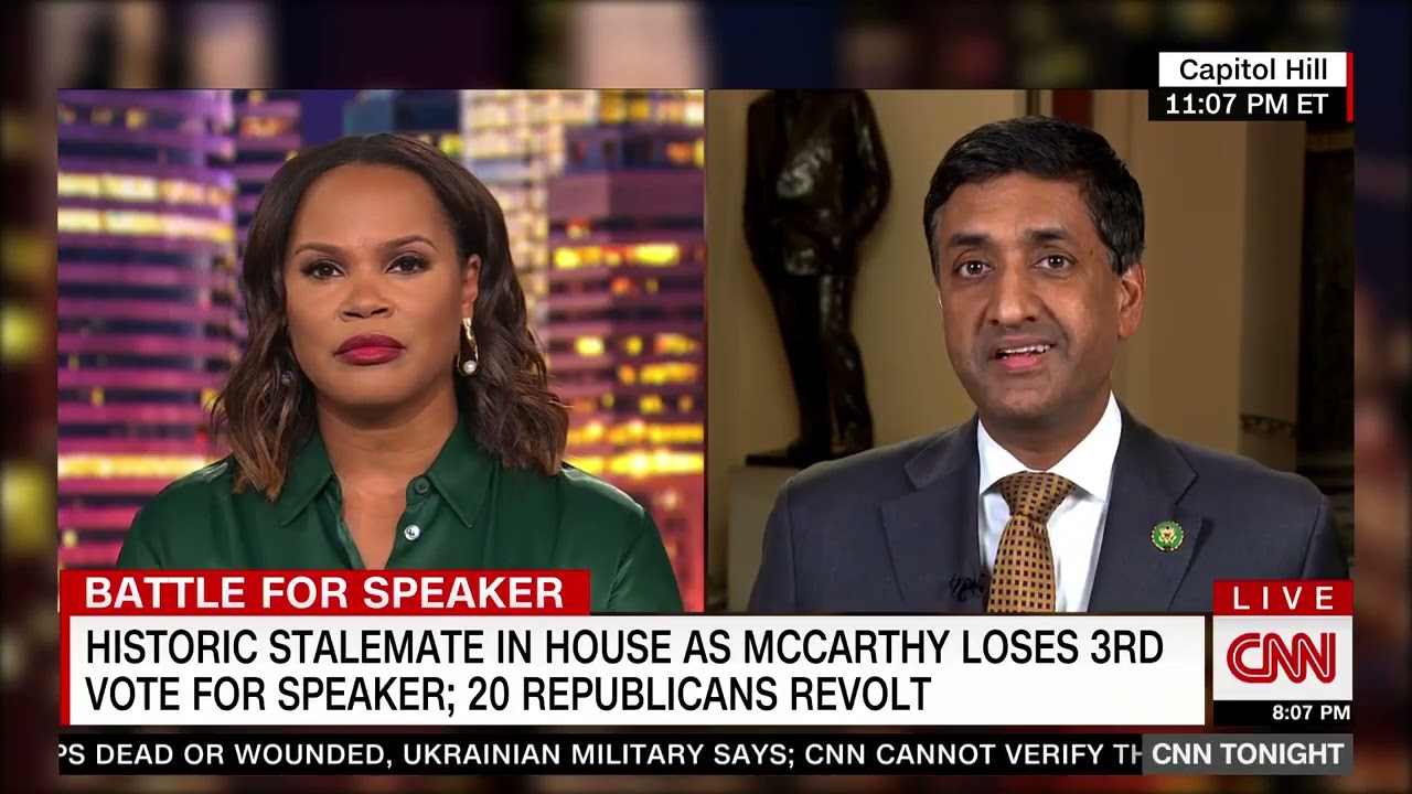 Ro Khanna on CNN Tonight with Laura Coates discussing the House vote for Speaker