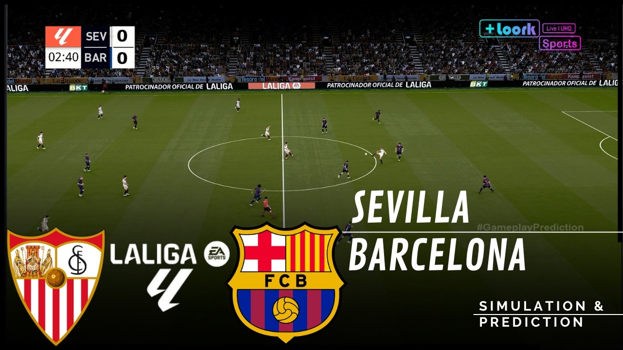 Севилья &mdash; Барселона LALIGA 26/27 ✅ | Полный матч, симуляция/прогноз