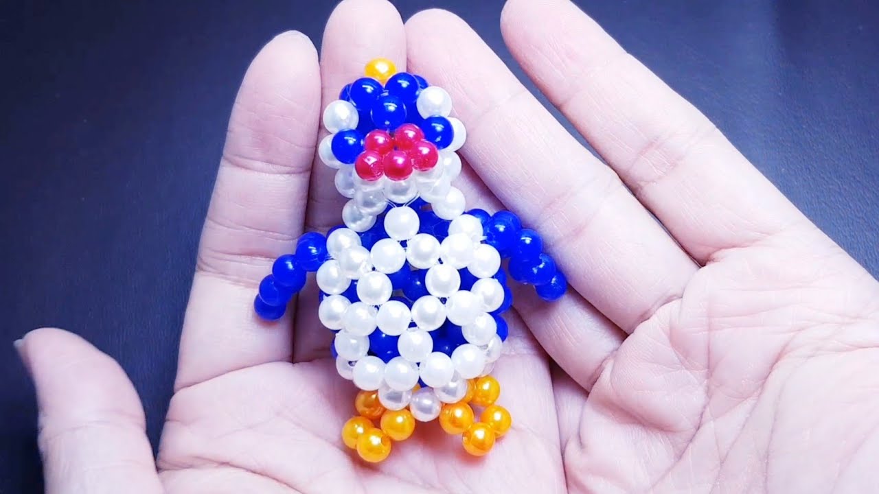 How to make beaded penguin