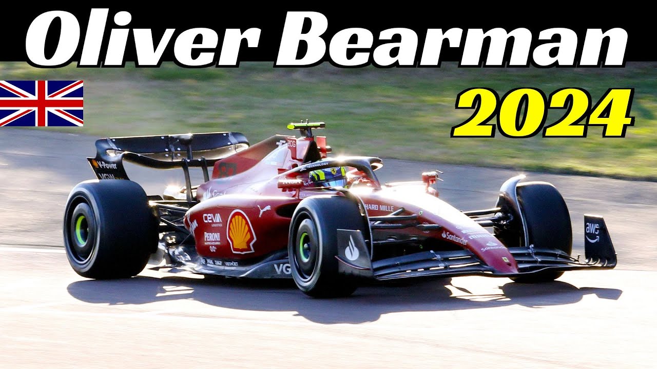 Oliver Bearman training day with Ferrari F1-75 (2022) at Pista di Fiorano - March 13, 2024