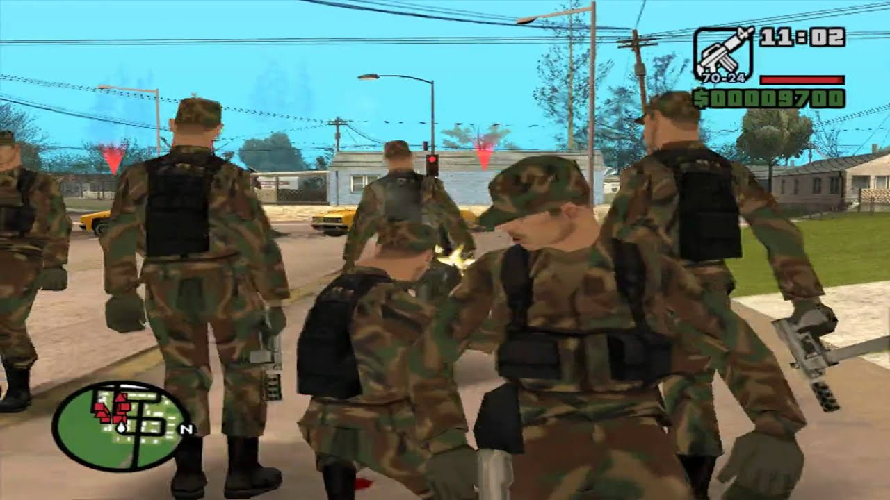 GTA san andreas - DYOM mission # 32 - Civil war