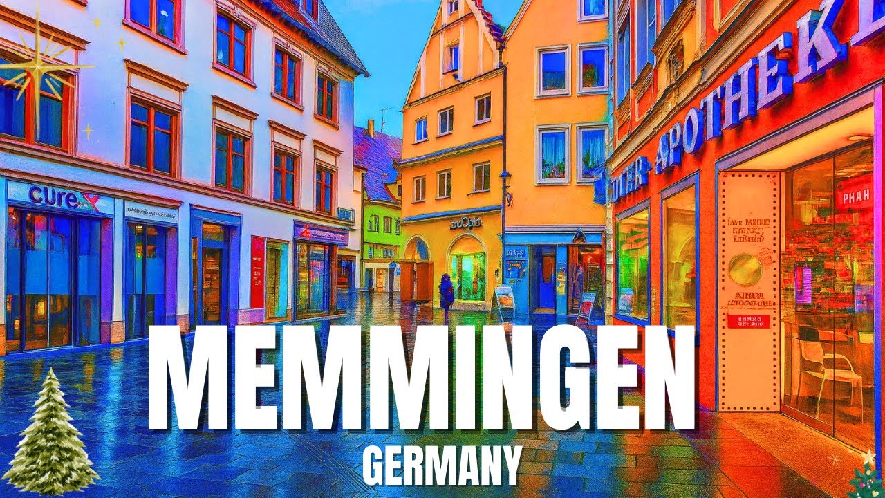 Memmingen, Germany 🇩🇪 Beautiful Walk in Memmingen City✨Hidden Gem in Bavaria! [4K HDR]